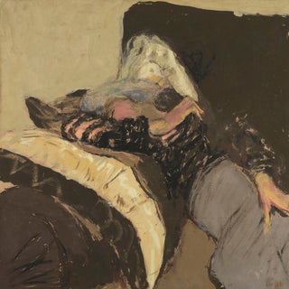 Lucy Hessel Sleeping on a Sofa Print, 1920