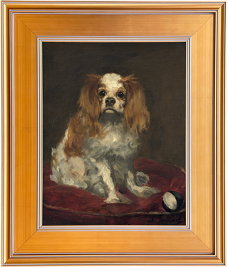 Museum Collection: A King Charles Spaniel Print, 1866
