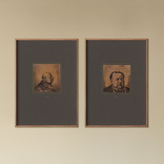 Off with the Masks! Prints Collection (Set of 2), 1918-1920