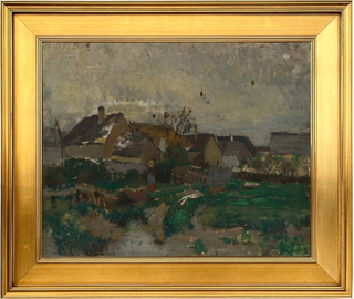 Museum Collection: Village Print, 1877