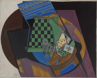 Checkerboard & Playing Cards II Print, 1915