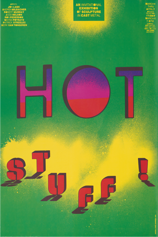 Ed Fella American Exhibition Poster, 1985
