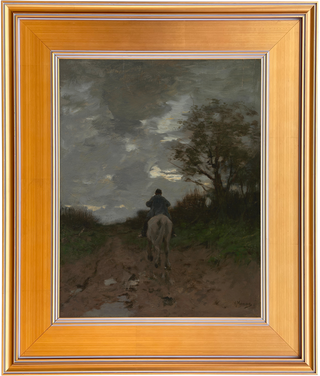 Museum Collection: Huiswaarts Print, 1881