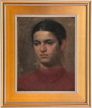 Museum Collection: Head of a Girl Print, 1887
