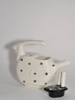 Artist Made Postmodern Teapot, Signed