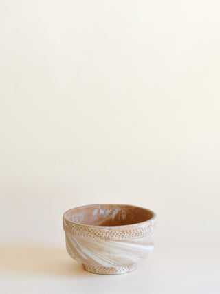 Italian Swirled Terracotta Bowl
