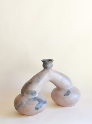 Rhoda Hepner Monumental Hand Built Pottery Vessel, Signed & Dated