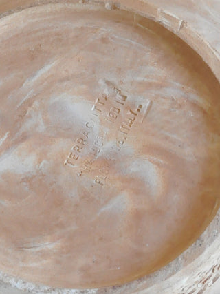 Italian Swirled Terracotta Bowl