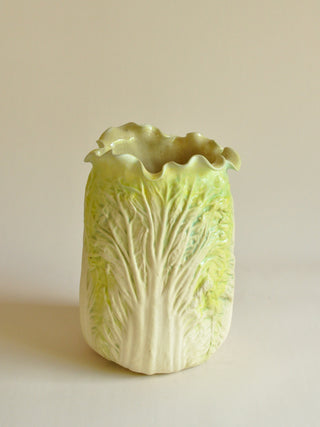 Patricia Garrett Napa Cabbage Vase, Signed & Dated