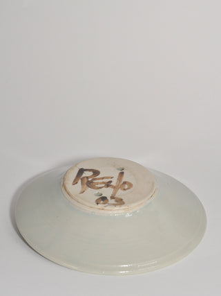 Jim Reno Sculptural Plate I, Signed & Dated