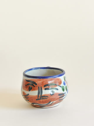Mexican Talavera Vázquez Face Mug III, Signed