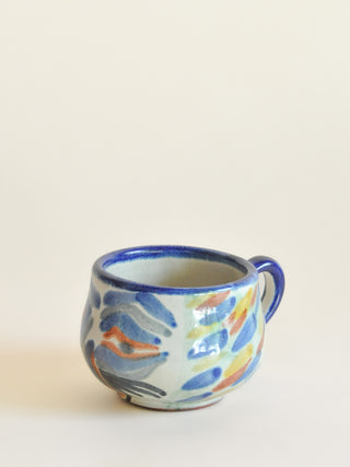 Mexican Talavera Vázquez Face Mug I, Signed