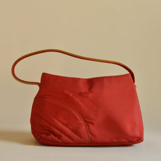 Etro Red & Olive Handbag, Made in Italy