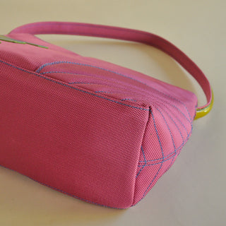 Etro Pink & Olive Handbag, Made in Italy