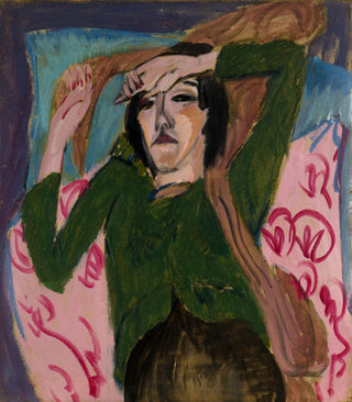 Woman in Green Jacket Print, 1913