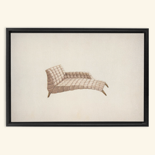 Quilted Chaise Print, 1935