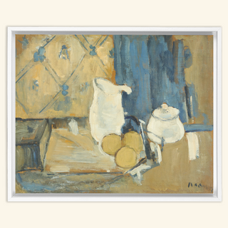 Arrangement with Jug, Jar & Fruit on a Table Print, 20th Century