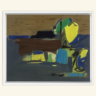 Untitled Oil & Gouache on Paper Print II, 1959-1963