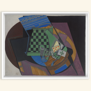 Checkerboard & Playing Cards II Print, 1915