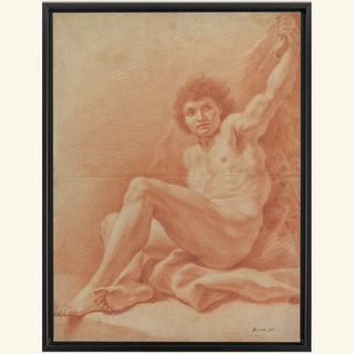 Male Figure Study Print, 1724