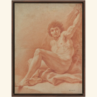 Male Figure Study Print, 1724