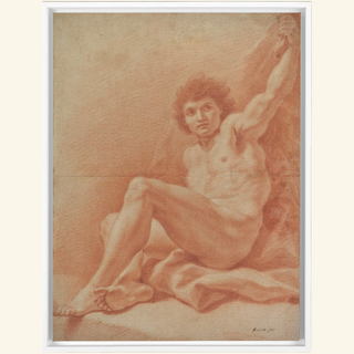 Male Figure Study Print, 1724