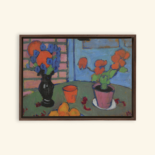 Still Life with Flowers & Oranges Print, 1909