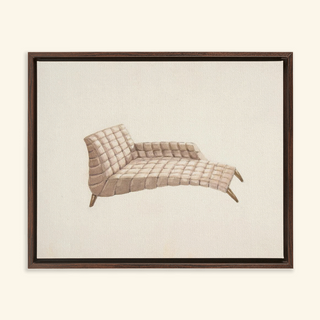 Quilted Chaise Print, 1935