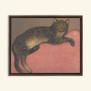 Winter Cat on a Cushion Print, 1913