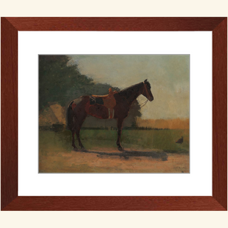 Saddle Horse Print, Late 19th Century