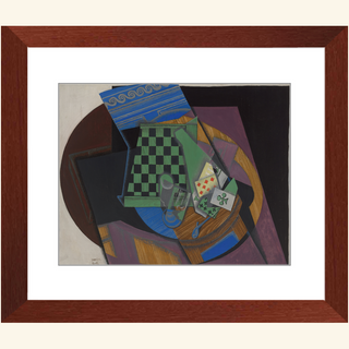 Checkerboard & Playing Cards II Print, 1915