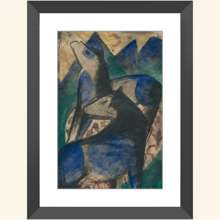 Two Blue Horses Print, 1913