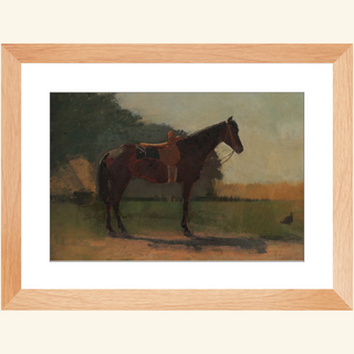 Saddle Horse Print, Late 19th Century