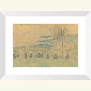 Landscape with Walkers Print, 1878-1940