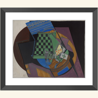 Checkerboard & Playing Cards II Print, 1915