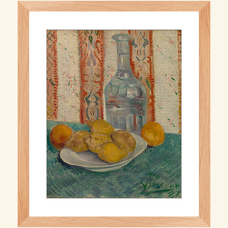 Decanter & Saucer with Citrus Fruits Print, 1887
