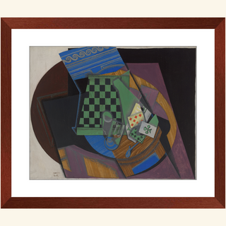 Checkerboard & Playing Cards II Print, 1915