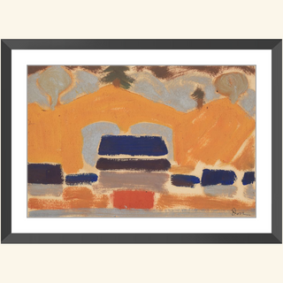 Landscape with Houses Print, 1930