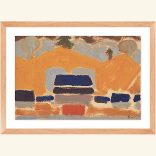 Landscape with Houses Print, 1930