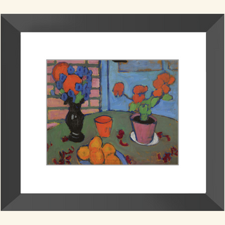 Still Life with Flowers & Oranges Print, 1909