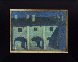 Museum Collection: Courtyard of the Straz Castle Print, 1908