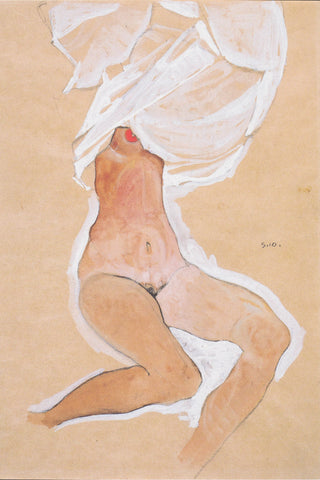Seated Nude Print, 1910