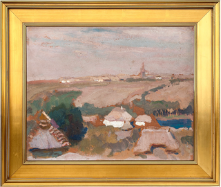 Museum Collection: Ukrainian Village Print, 1903