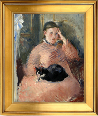 Museum Collection: Donna Con Gatto Print, 1880