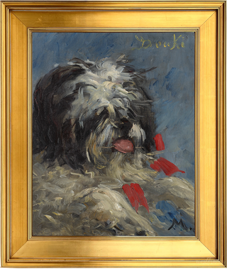 Museum Collection: The Dog 'Donki' Print, 1876