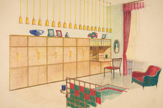 Living Room II Print, 1944