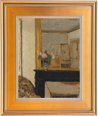 Museum Collection: Vase of Flowers on a Mantelpiece Print, 1900