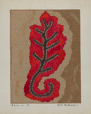 Hooked Rug Print, Index of American Design Collection