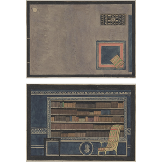 View of Interior for Paris Exhibition Prints Collection (Set of 2), 1925