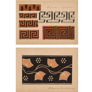 Johanna's Sketchbook Prints Collection (Set of Two), 1890-1922